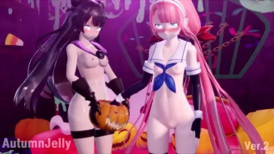 WEIRD HALLOWEEN HANDJOB FUTA MMD