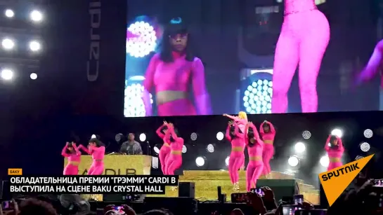 Cardi B - LIVE at  the Azerbaijan Grand Prix in Baku, 28.04.2019