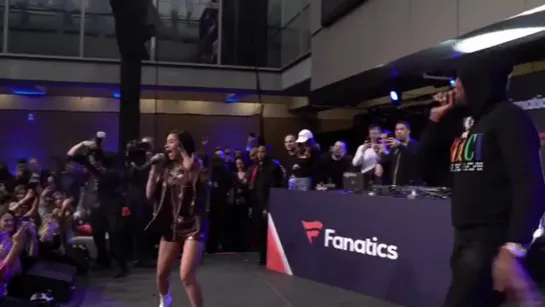 Cardi B & Meek Mill — On Me» l Live at  Fanatics Super Bowl Party