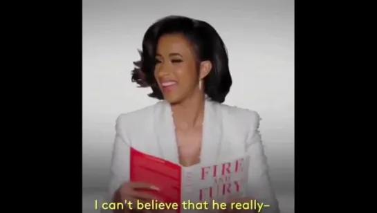 Cardi B Troll Trump With "Fire And Fury" Skit (Grammy 2018)