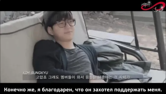 150511 Съёмки фотосессии Ким Сонгю (Infinite) для альбома "27" + визит Ким Мёнсу [rus sub]