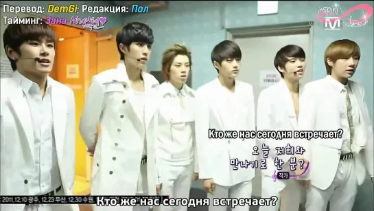 111117  Mnet Serenade: отрывок с Infinite [rus sub]