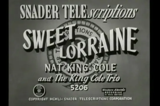 Nat King Cole - The Snader Telescriptions (1950-1952)