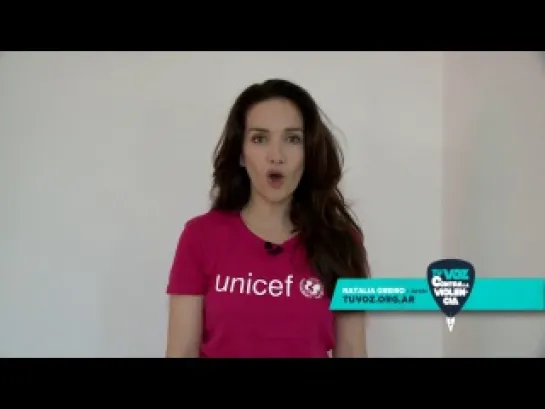 Natalia Oreiro te invita a participar de "Tu voz contra la violencia"