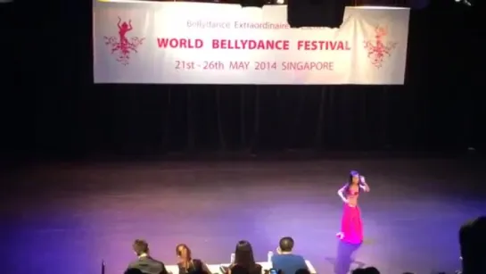 World bellydance festival children category 1st Runner up - Jacqueline Lee