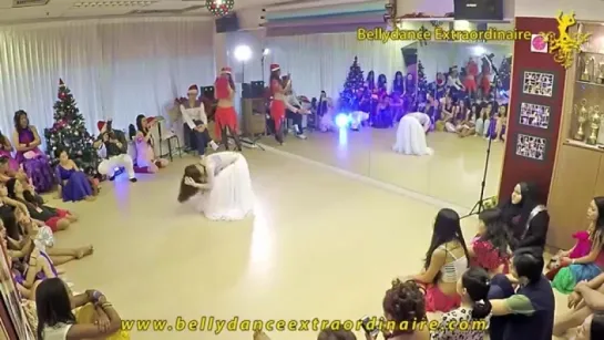 Bellydance Extraordinaire 2015 Christmas Hafla - Performance by Katherine