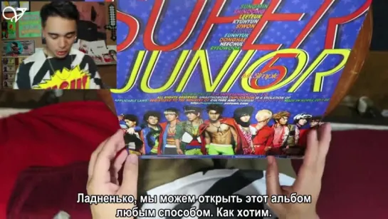 [Рус.саб.] JRE Reaction Super Junior - Mr. Simple  (Unboxing)