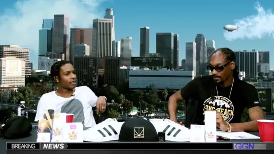 Snoop Dogg и A$AP Rocky пообщались в рамках передачи "GGN" (#NR)