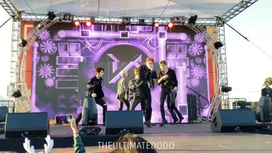 [VK][30.11.18][Fancam] MONSTA X - Intro + Shoot Out @ Jingle Ball LA Village