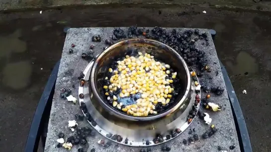 Molten Copper vs Popcorn