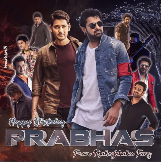 #happybirthdayprabhas @urstrulymahesh