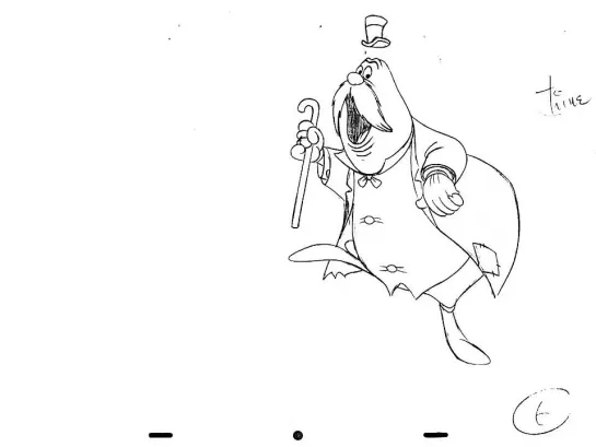 Pencil Test - Ward Kimball - Alice In Wonderland