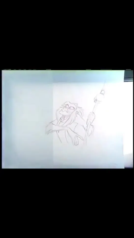 Pencil Test - The Lion King - James Baxter