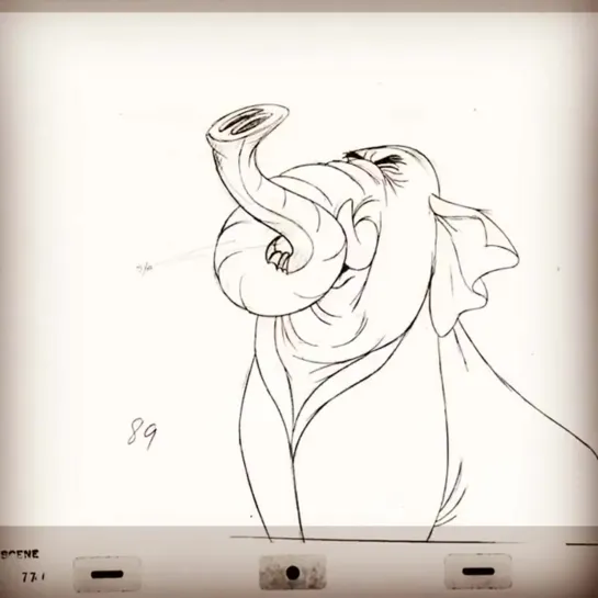 Pencil test - The Jungle Book - John Lounsbery