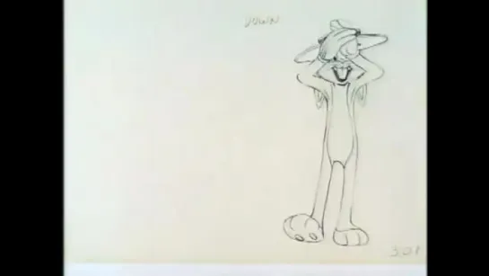 Ken Harris - Bugs Bunny - Pencil Test