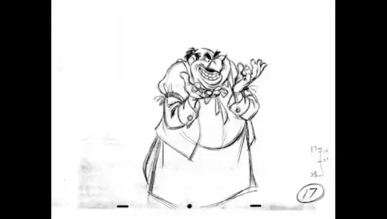 Pencil test - Lady and the Tramp - John Lounsbery