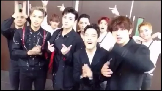 [VIDEO] 161203 EXO @ MAMA 2016 Behind The Scenes - Snow EXO