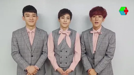 [VIDEO] 161031 EXO-CBX @ ChenBaekXi greeting from Melon