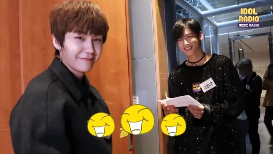 [BACKSTAGE] 190219 Ильхун и ASTRO @ MBC 'Idol Radio'