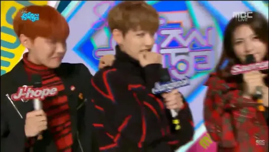 [SHOW] 161022 J-Hope & Jungkook MC (1) @ Music Core