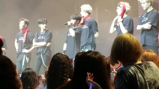 [VK][20.07.18][Fancam]  The 2nd World Tour The Connect In Chicago (Ending Talk Session)