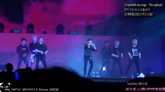 [VK][14.07.18][Fancam]  The 2nd World Tour The Connect In Taipei (Rush)