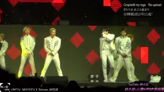 [VK][14.07.18][Fancam]  The 2nd World Tour The Connect In Taipei (Be quiet)