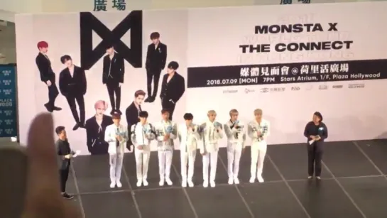 [VK][09.07.18][Fancam] Press conference  The 2nd World Tour "THE CONNECT" in Hong Kong