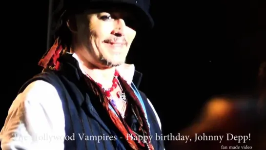 The Hollywood Vampires - Happy birthday, Johnny Depp!