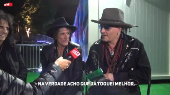 Radio RFM - Alice Cooper, Joe Perry and Johnny Depp