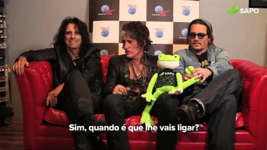 Hollywood Vampires: Alice Cooper, Johnny Depp, Joe Perry