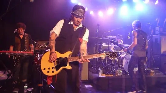 HOLLYWOOD VAMPIRES Whole Lotta Love Roxy Theatre West Hollywood CA Johnny Depp 9_16_15 Ke$ha