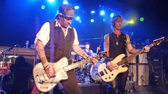 HOLLYWOOD VAMPIRES My Dead Drunk Friends_Billion_Train Roxy Theatre 9_16_15 Johnny Depp