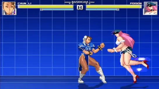 MUGEN CHUN LI VS POISON SEX AND HANDJOB SCENE