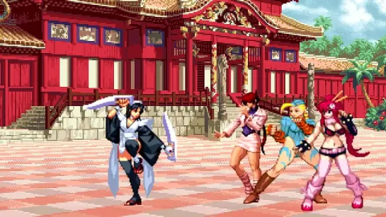 MUGEN - IROHA GETS GANGBANGED BY THREE FUTAS