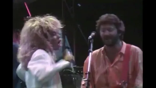 Eric Clapton, Tina Turner, Phil Collins, Dire Straits "Tearing Us Apart" (1985)