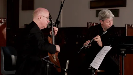 1035 J. S. Bach - Flute Sonata in E major, BWV 1035 - John Feeley (guitar) +  William Dowdall (flute)