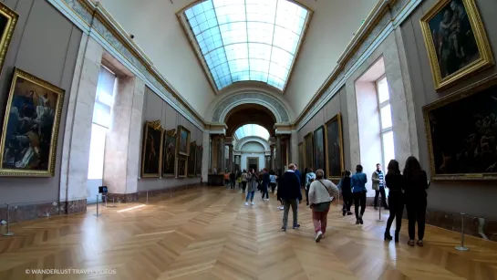 Inside Louvre Museum Paris, Mona Lisa - (Part 1) 🇫🇷 France - 4K Virtual Tour