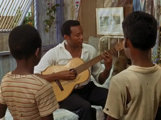 Agostinho dos Santos (Breno Mello em quadro) - Manhã de Carnaval (Orfeu Negro, d