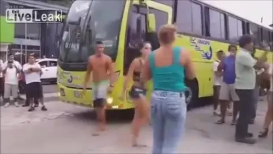 2 Brazilian Women Engage In Street Fight