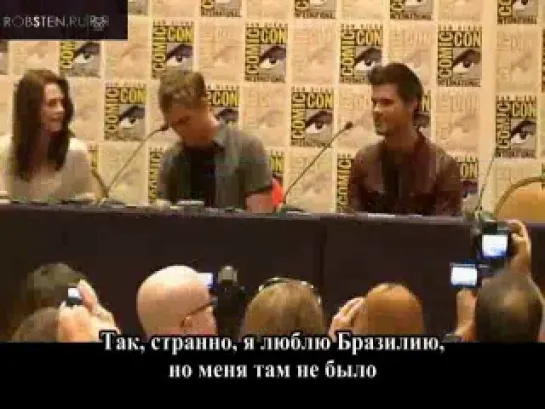 Пресс-конференция  Comic Con 2011, 1 часть (русс.суб)