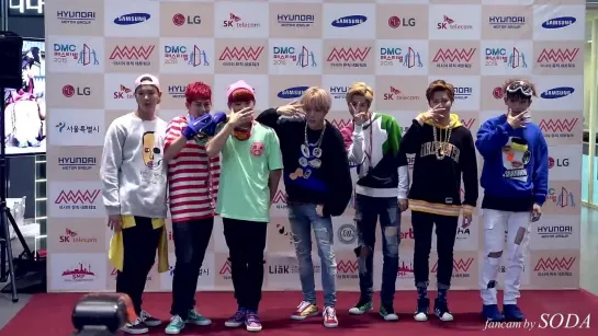 [fancam][12.09.2015] Monsta X Interview (DMC Music Core Festival) | bySODA