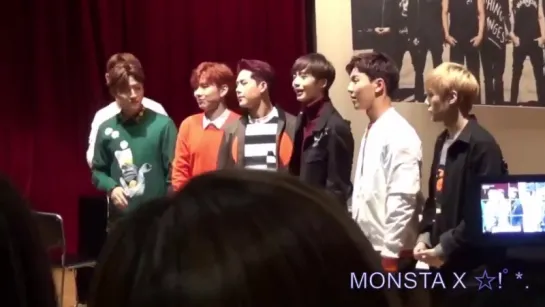 [VK] [18.10.2015] Фансайн Monsta X (фанкам) @ Чонно