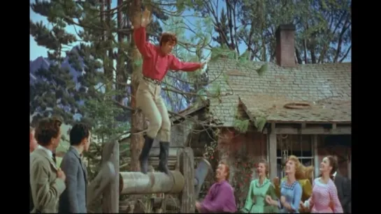 Seven Brides for Seven Brothers (USA, 1954) — barn raising dance / танцы на постройке сарая