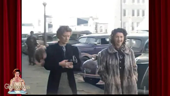 1930s Street Style _ Vintage Fashion Colorized Film (720p)