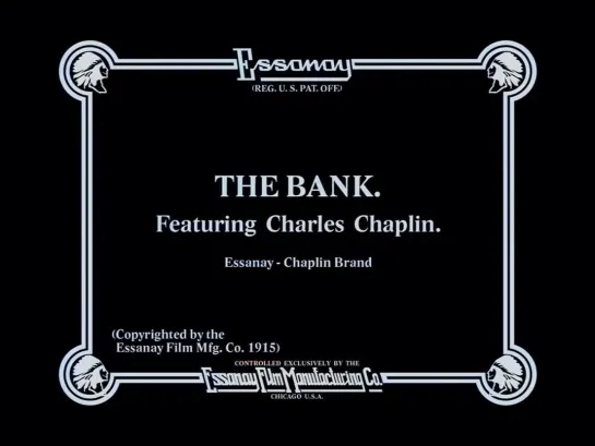 Charlie Chaplin - The Bank - color (Laurel  Hardy)