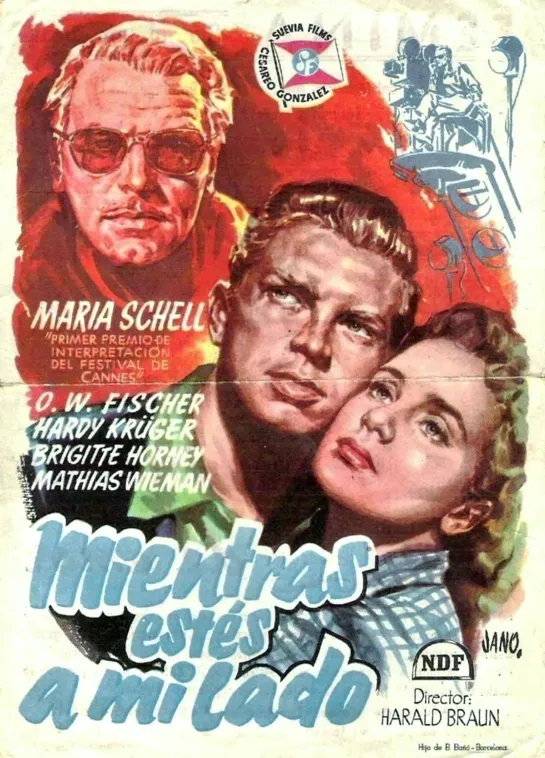 Пока ты со мной (ФРГ, 1953)  Мария Шелл, Отто Вильгельм Фишер, Харди Крюгер