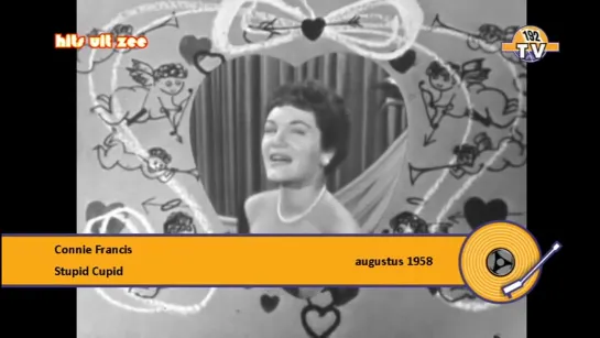 Connie Francis Stupid cupid TV studio 1958 (480p)