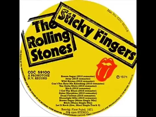 The R̲o̲lling S̲tones - S̲ticky̲ F̲ingers Full Album 1971