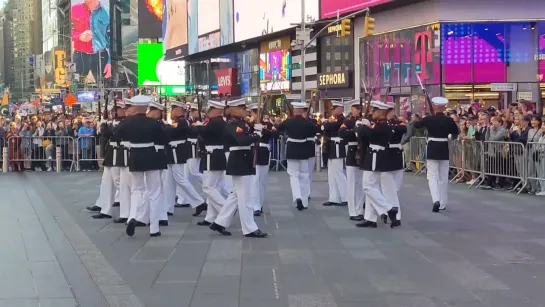 Silent Drill in Times Squar in Fleet Week 2022-(1080p60)